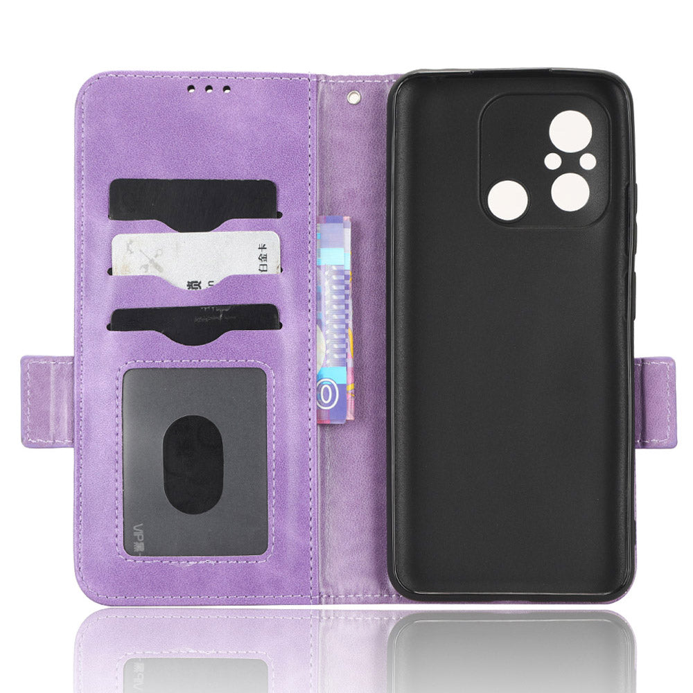 Cell Phone Case For Xiaomi Redmi 12C 4G 11A 4G PU Leather Imprinted Triangle Pattern Stand Protective Phone Cover Wallet Cell Phone Case For Xiaomi Redmi 12C 4G 11A 4G PU Leather Imprinted Triangle Pattern Stand Protective Phone Cover Wallet